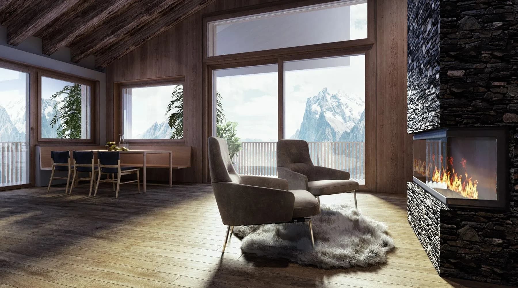 Innenvisualisierung Loft