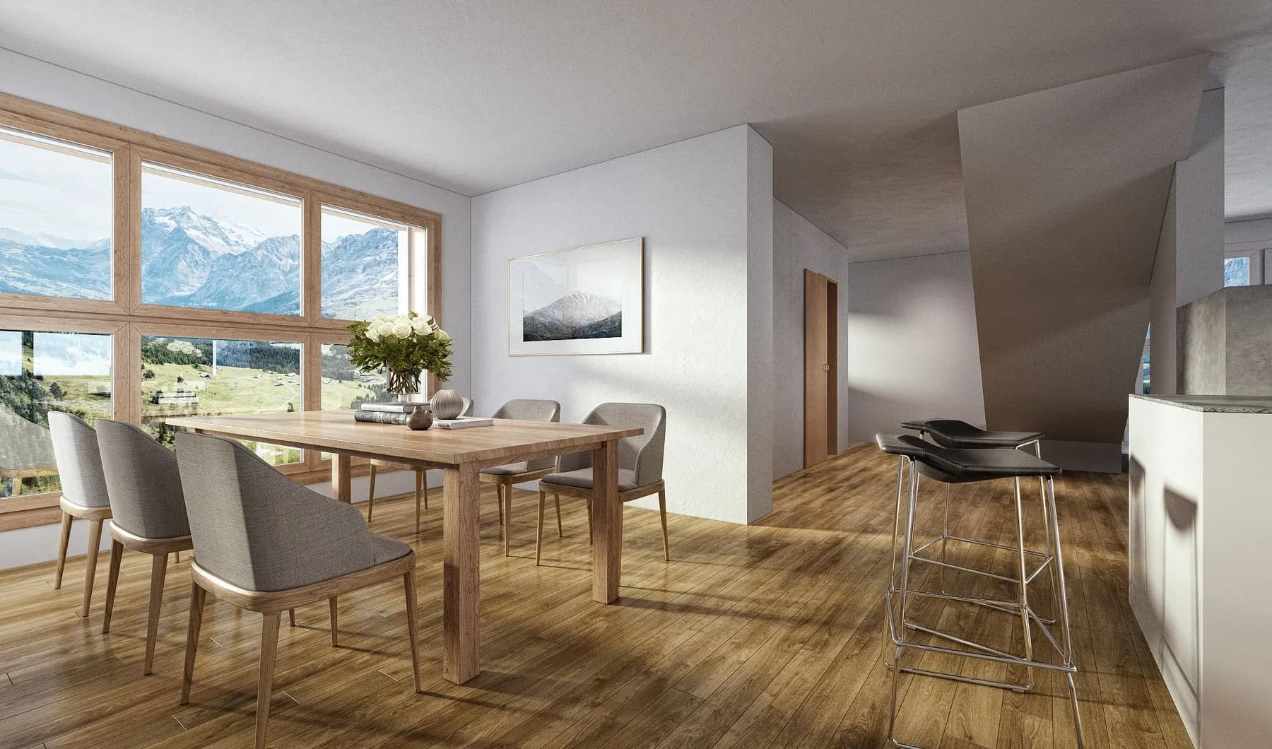 Aussenvisualisierung Mehrfamilienhaus